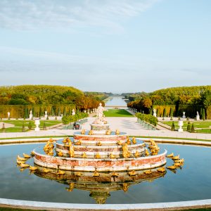 Versailles gardens in France