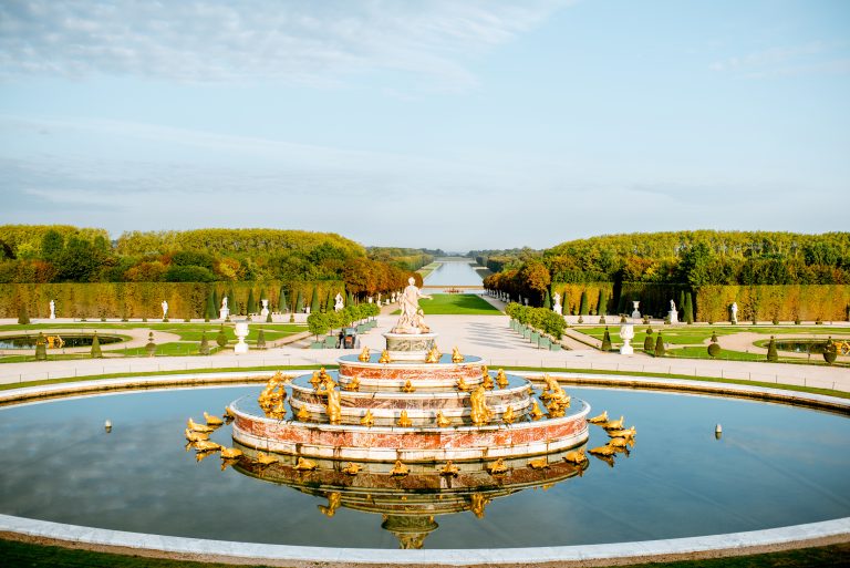 Versailles gardens in France